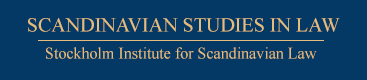 Scandinavian Studies in Law Logo